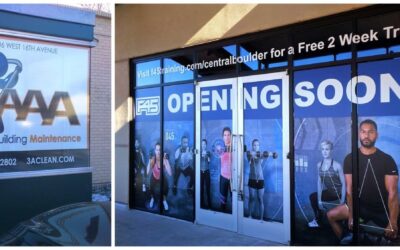 Boulder, CO – F45 Training Fitness Opening Soon Window Graphics