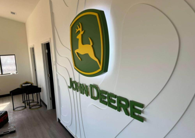 Halo Backlit John Deere Interior Sign