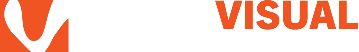 Vision Visual Signs Logo - Horizontal White