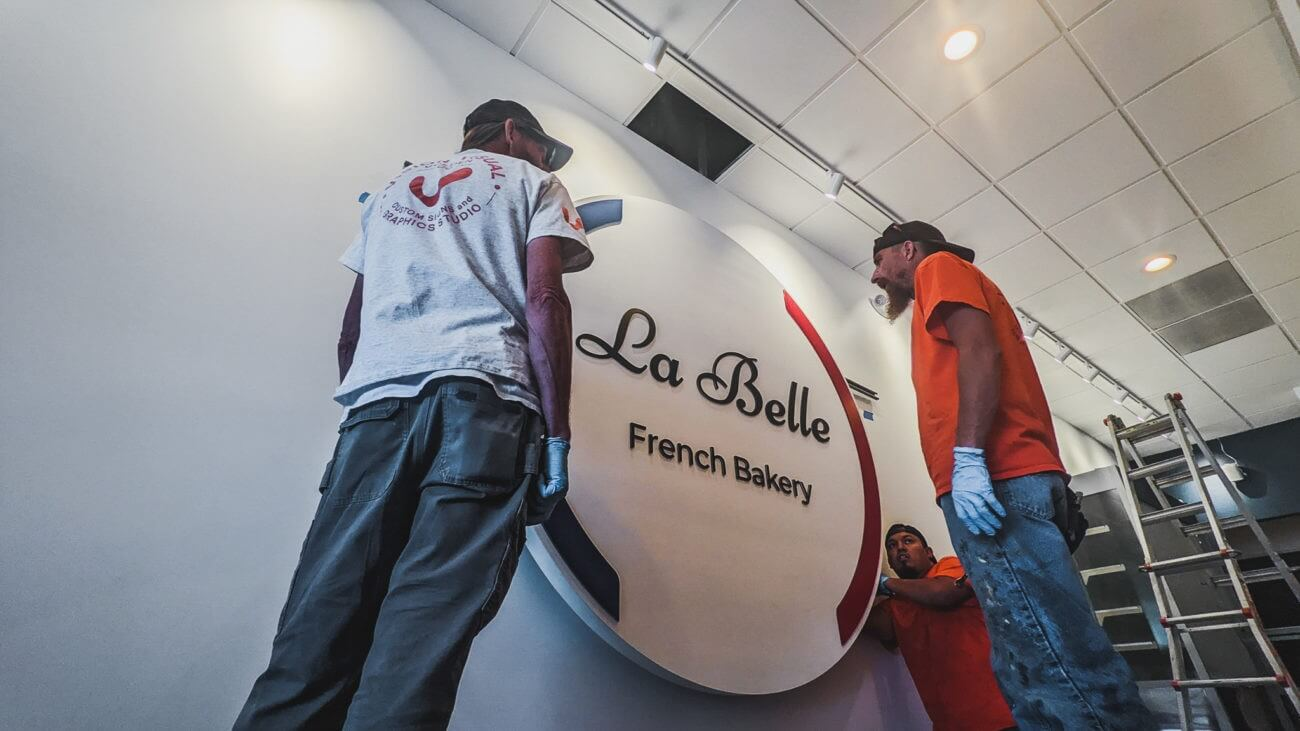 La Belle LED illuminated brand decor halo lit Greenwood Village CO