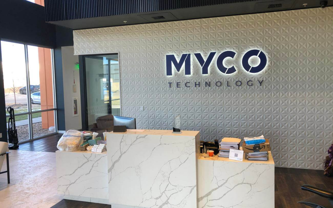 Dimensional Brand Signs Lobby