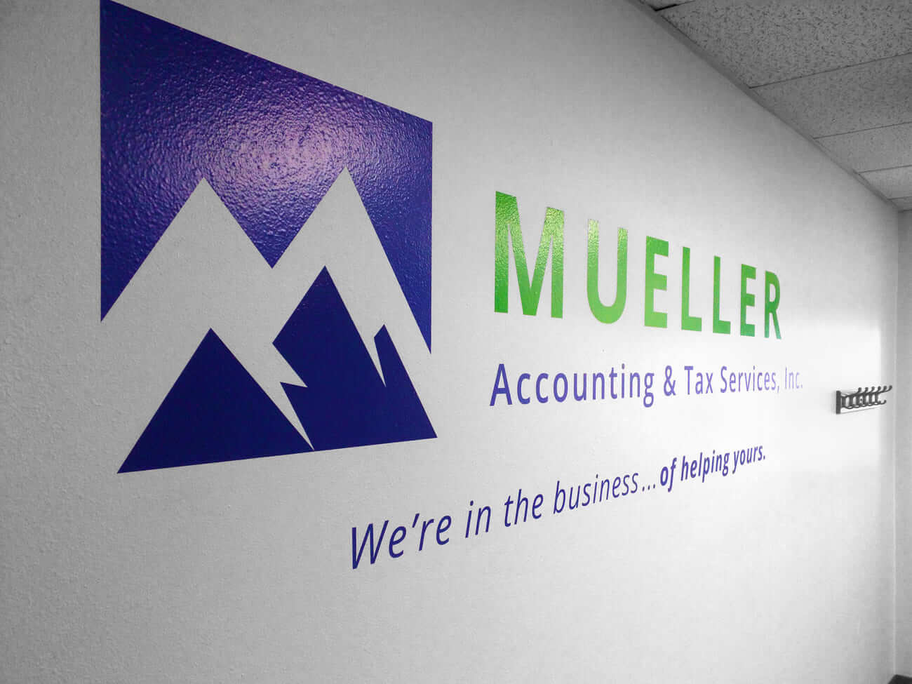 Mueller CPA Wall Murals Wraps Englewood CO