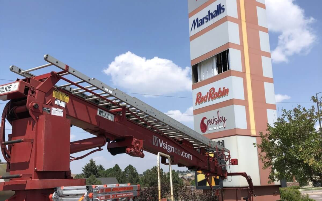 Golden, CO – Channel Letter Signs for Shopping Malls