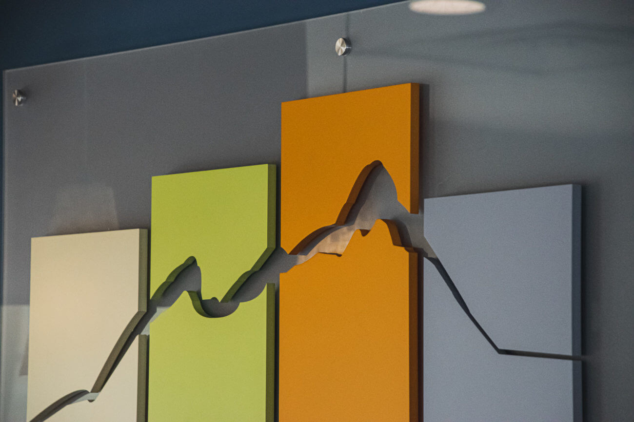 Color depth sign