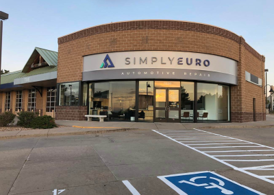 Simply Euro Dimensional Formed halo lit Channel Letters castle pines CO