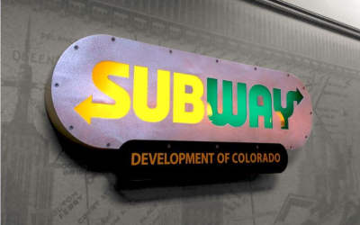 Subway Development Colorado Golden, CO – New Brand Lobby Sign