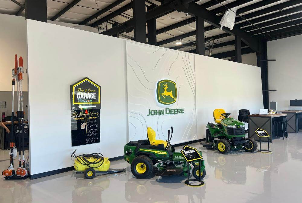 The Backyard John Deere interior illuminated signage Pueblo CO
