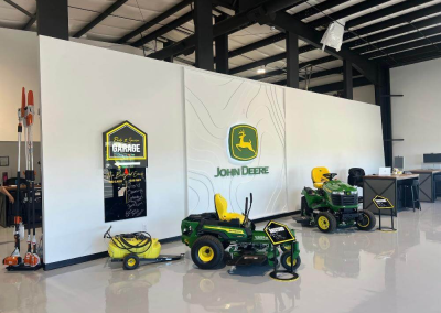 The Backyard John Deere interior illuminated signage Pueblo CO