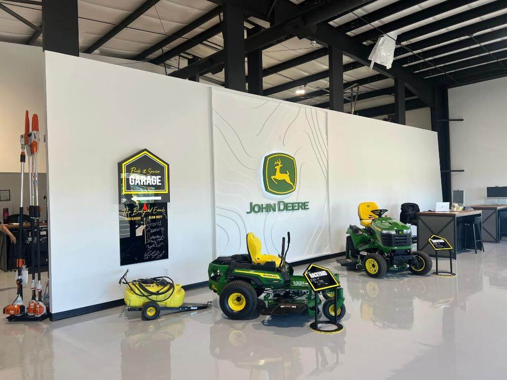 The Backyard John Deere interior illuminated signage Pueblo CO
