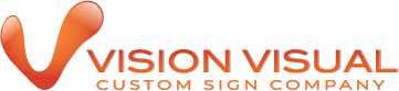 Vision Visual Signs Logo Vision Visual Signs Logo