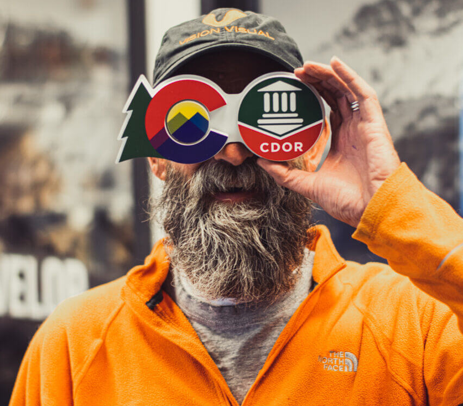 Hot Shot exterior illuminated projecting blade sign cabinet Cheyenne WY