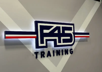 F45 Training - Illuminated Indoor Signs