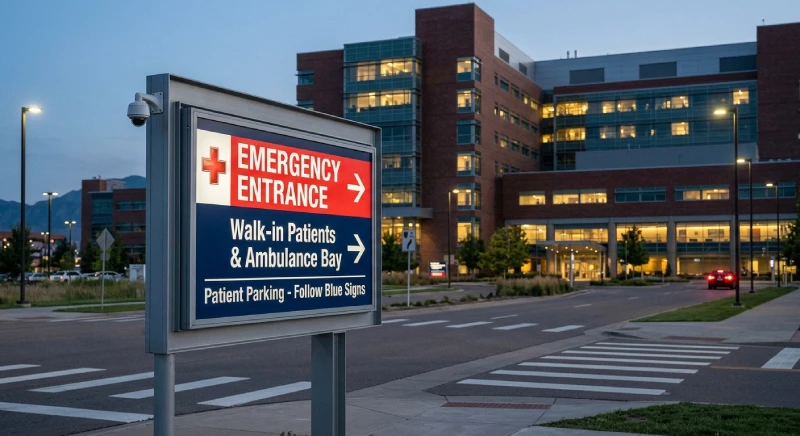 outdoor signs Denver healthcare